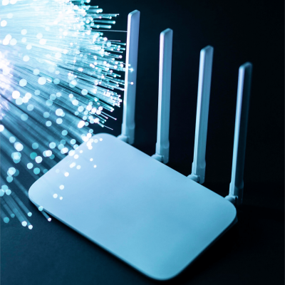 wlan with fiber optics